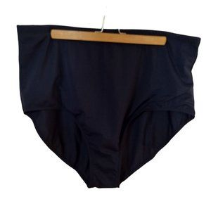 Women's 24W Navy Blue Minxueer Plus Size Swim Suit Bottoms New with Tags